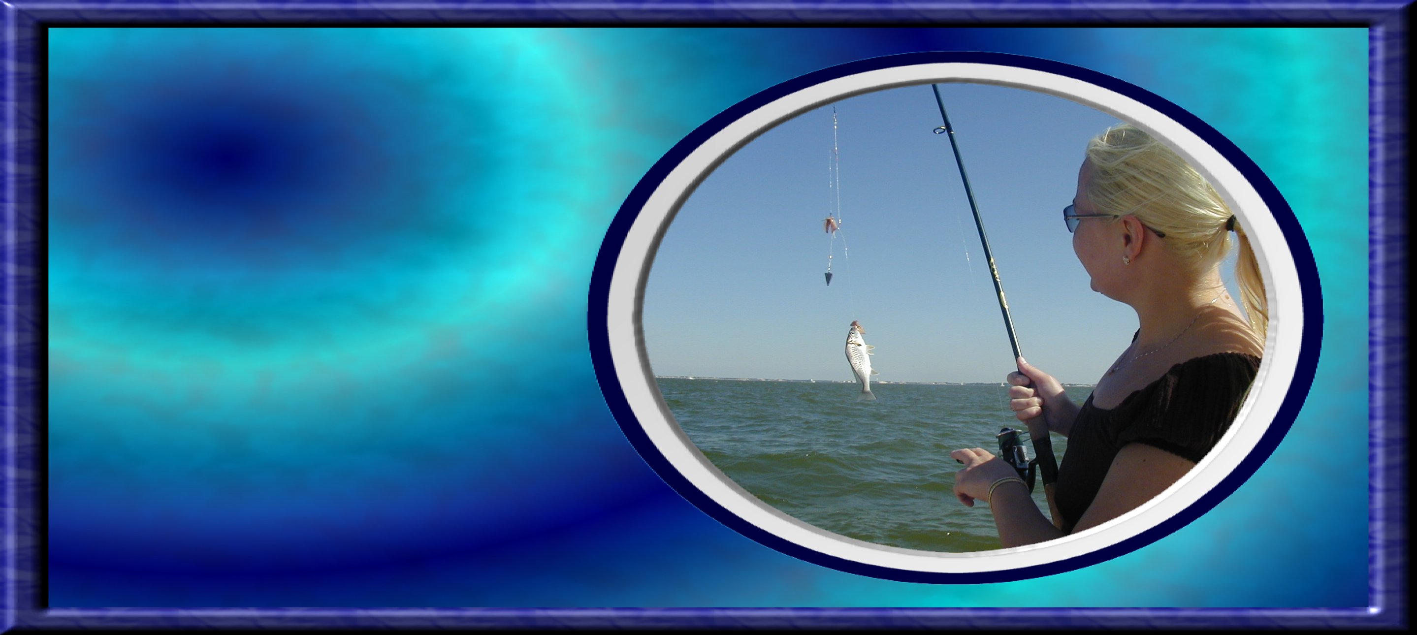 Rhonda's First Catch - a Croaker