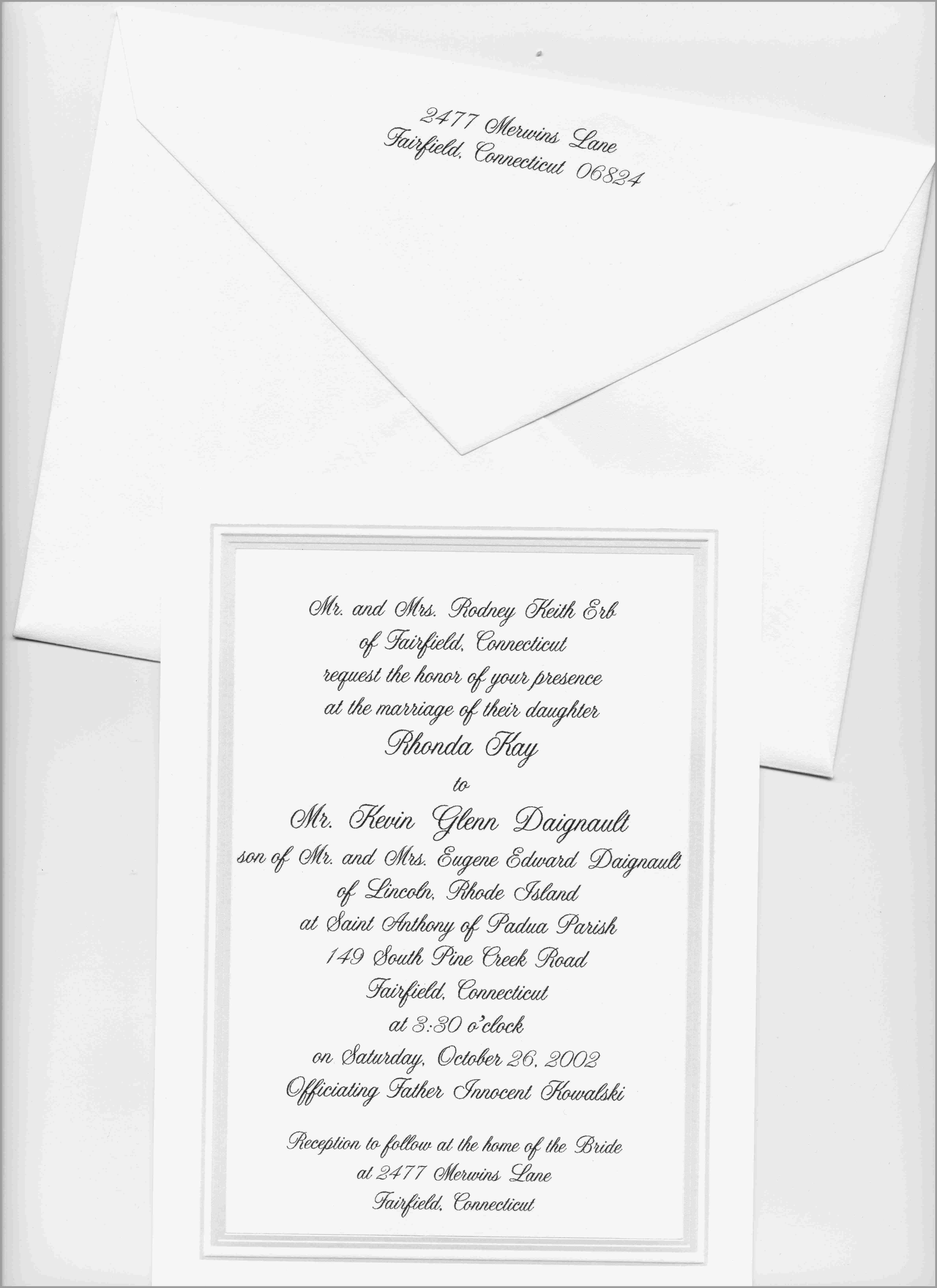 Wedding Invitation